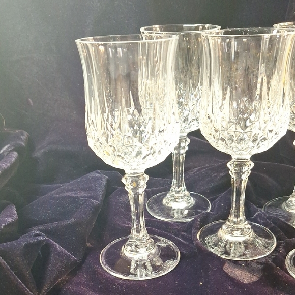 Crystal Wine Glass Set Of 5 - Picture 6 of 8